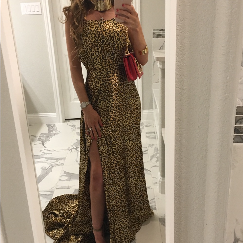 Leapord ball gown - Picture 3 of 4